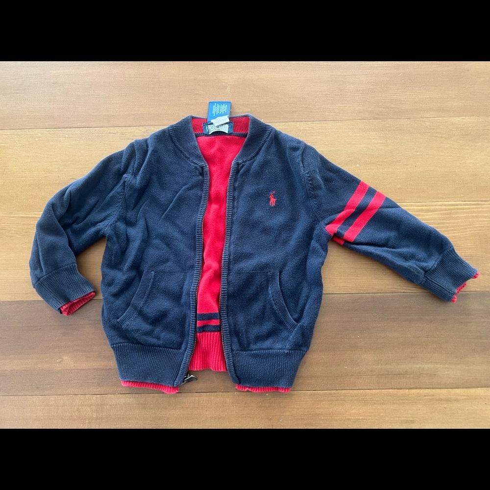 Polo by Ralph Lauren reversible sweater size 2/2T Boy or Girl